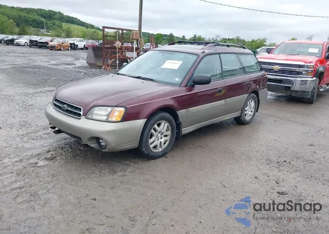 2000 Subaru Outback z USA, uszkodzony, nr VIN 4S3BH6750Y6601505